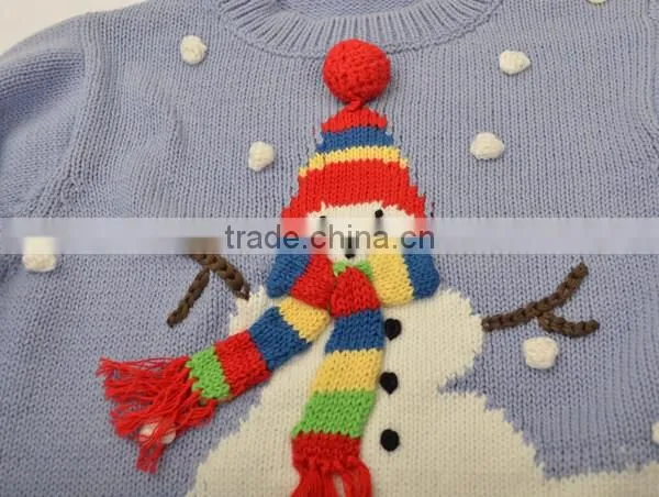 New Design Baby Clothes Factory Hand Knit Baby Sweater photo-3