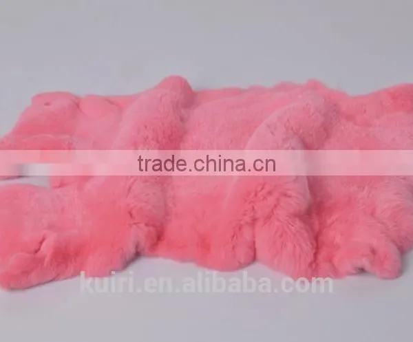 Dyed Colour Fur Manufacturers Selling Customized Dyeing Rex Rabbit Fur Skin photo-2