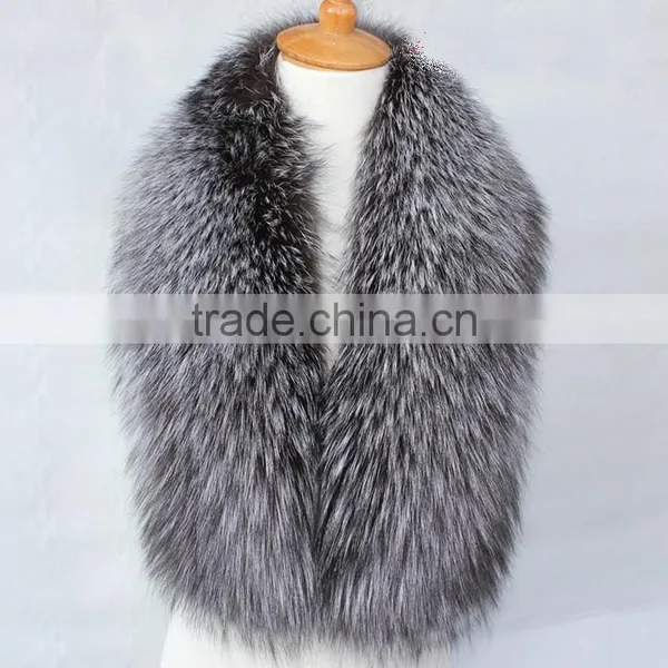Myfur Natural Large Fox Fur Collar / Fur Trim for Winter Coat/Parka photo-6