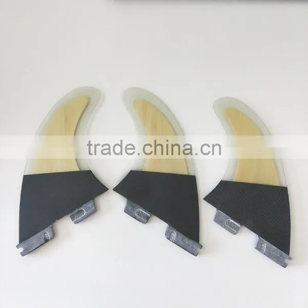 Water Sport Surfing Quillas FCS2 Fins Carbon Bamboo FCS II G5 Fins photo-2