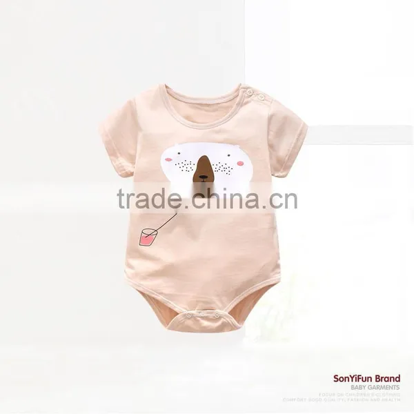 Wholesale Summer Girls Baby Rompers Cotton Clothing photo-3