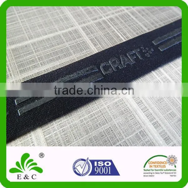 Oeko-tex100 Custom Color and Design Silicone Grip Elastic Webbing photo-2