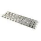 Weatherproof 107 Keys Stainless Steel Metal Keyboard With Trackball And Number Pad