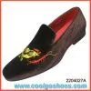 Embroidered Men Velvet Slippers Wholesale From China