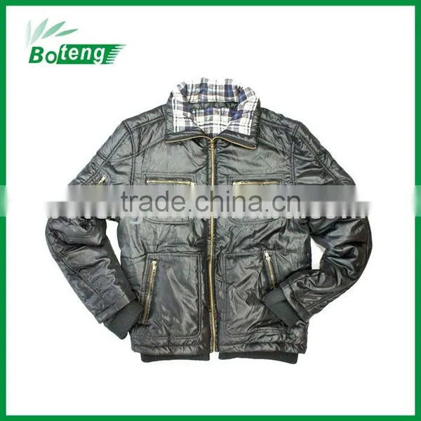Man Shining Effect Fashion Padding Jacket