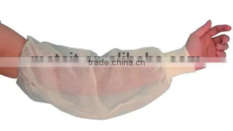 Disposable Blue Color Liquid Resistant Medical Plastic Sleeve Cover/oversleeve