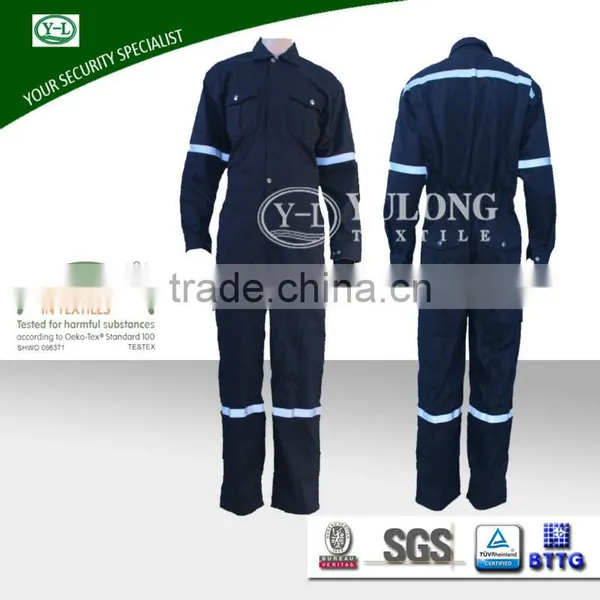 OEM 100% Cotton Safety Protective Firefighting Antistatic Water Oil Repellent Fire Resistant Workwear photo-3