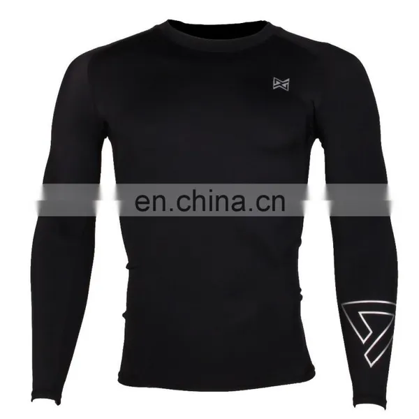 Hot -sale China Mens Sports Clothes / Long Sleeve Compression Top / Customed Men's Golds Gym t Shirt photo-2