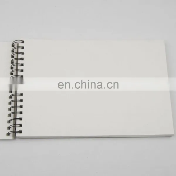 Peforated Wire Bound Grey Hard Cover A4 Sketch Pad Sketch Paper Pad photo-3