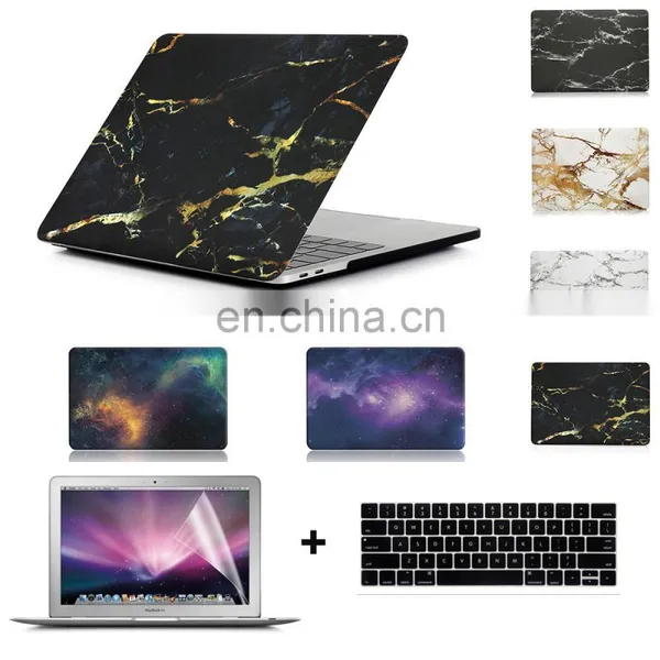 Marble Pattern Hard PC Full Body Protective Cover Case for Macbook Pro 13" A1706&A1708 with/without Touch Bar Released Oct 2016