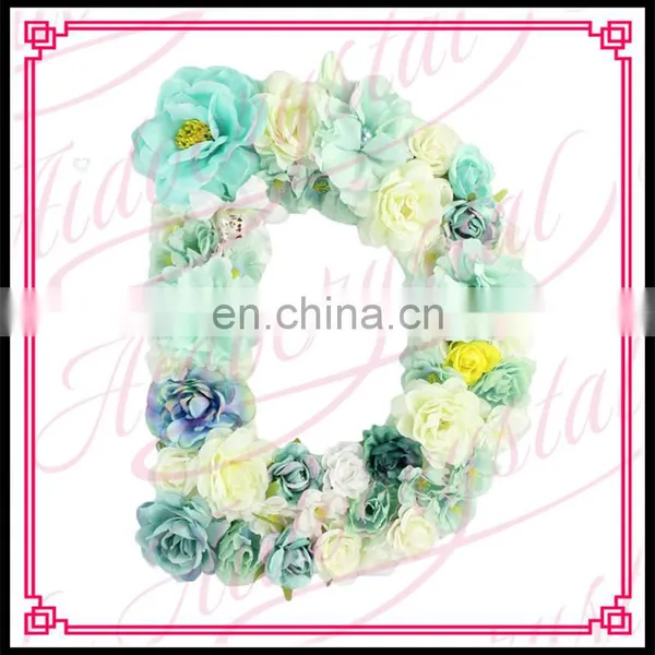 Aidocrystal 2017 New Design Cheap Floral Artificial Silk Flower Letters for Home Festive Decoration