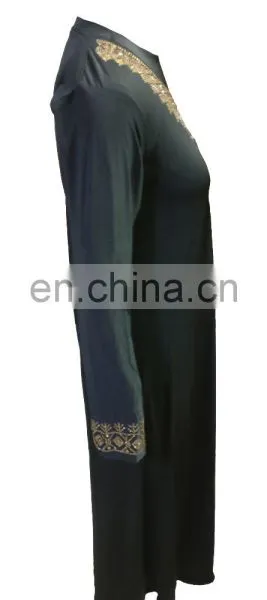 2017 Golden Diamond Stone Work Casual Wear Abaya Burkha / Latest Islamic Wear Burqa Collections (dubai Abaya2017) photo-5