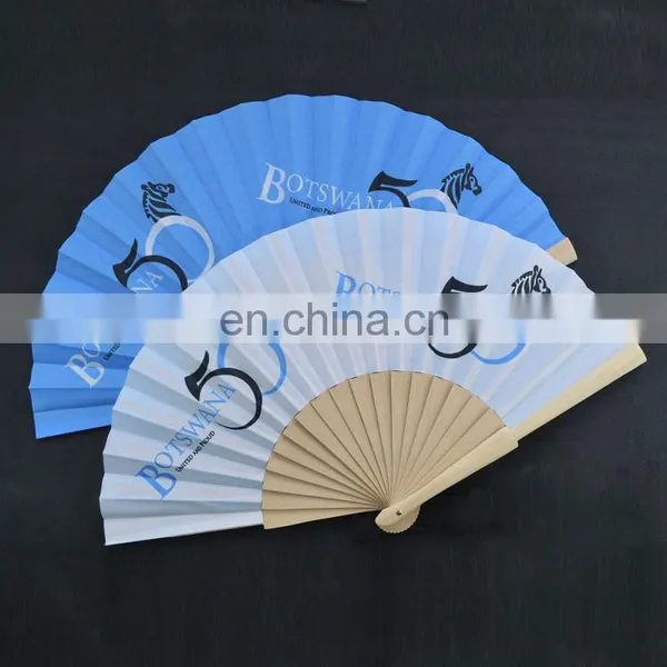 Printed Hand Fan With Wooden Frame for Promotion photo-4