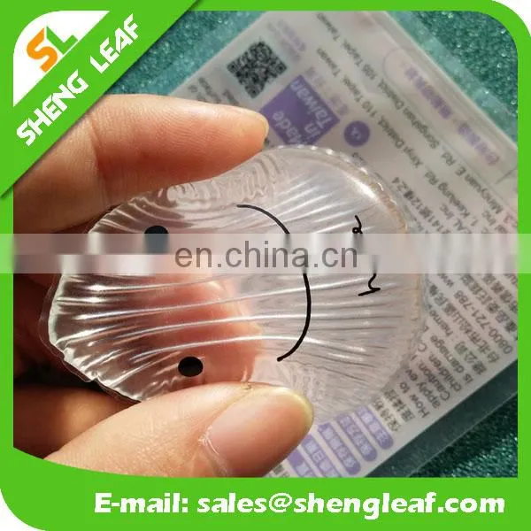 OEM New Design Transparent Cosmetic Makeup Silicone Gel Silicone Powder Puff photo-3