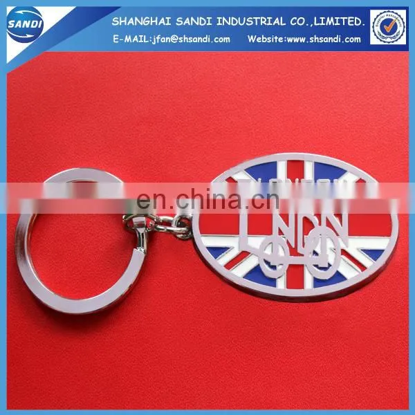 Country Souvenir Zinc Alloy Keychain for Gift photo-5