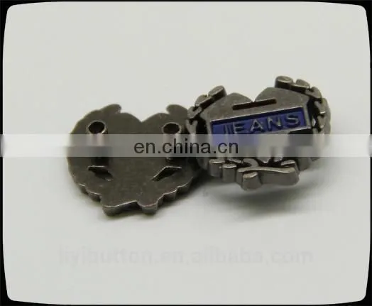Round Metal Clothing Label, Decorative Contrast Tin Garment Label With Cheap Price photo-6