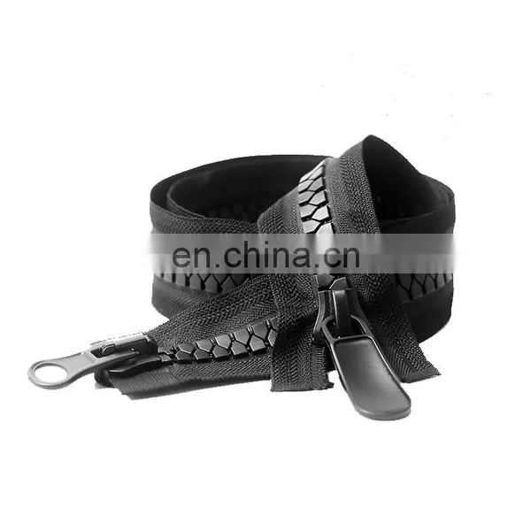 Black Long Chain Nylon Zipper Polyester Waterproof Zipper Factory Price Zipper photo-2