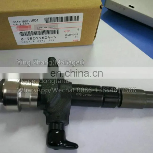 Common Rail Fuel Injector 095000-6980 for I S U Z U 4JJ1 8980116040, 8980116044, 8980116045, 8-98011604-0, 8-98011604-5 photo-6