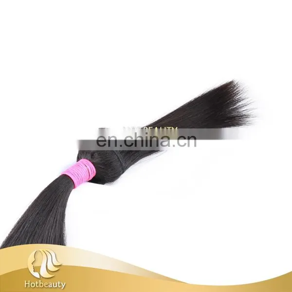 2017 Soft Top Grade Brazilian Body Wave Silky Straight Braid In Hair Bundles photo-3