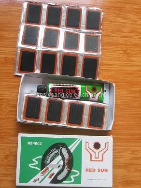 Холодный ремонт резиновый накладной патч для ремонта шин RED SUN RS4803