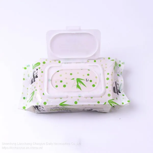 Chinese Bamboo Natural Organic Biodegradable 80pcs Wet Wipes photo-4