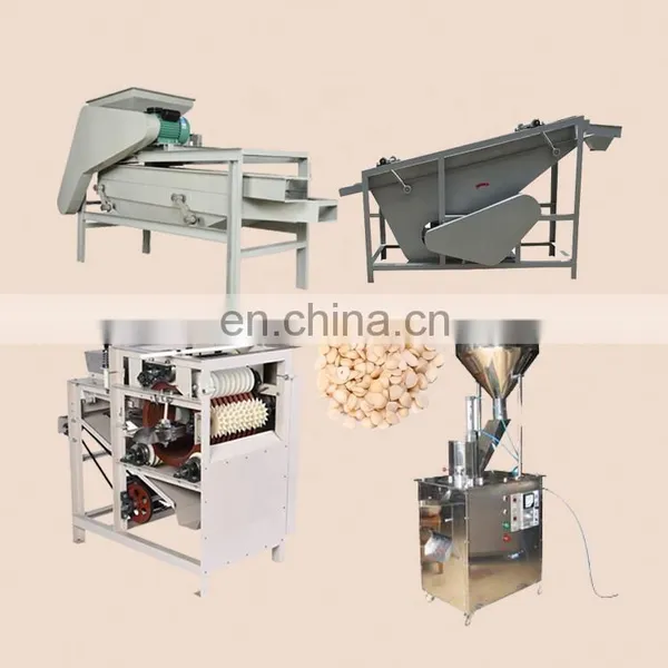 Peanut Red Skin Peeling Machine Almond Strip Cutting Machine Bean Slicer photo-7