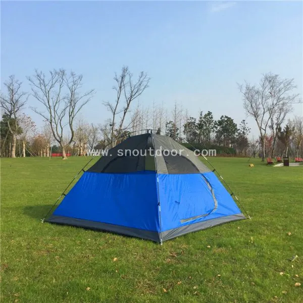 Camping Tent For 2 Man Outdoor Equipment Mountain Glamping Tents Blue photo-3