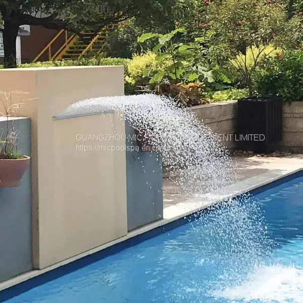 Stainless Steel 304 and 316 Pool Cascade Spa Jet Swimming Pool Waterfall Fountain photo-5