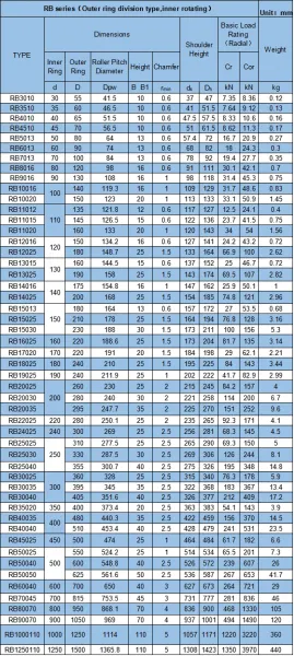 RB60040 Cylindrical Cross Roller Bearing photo-3