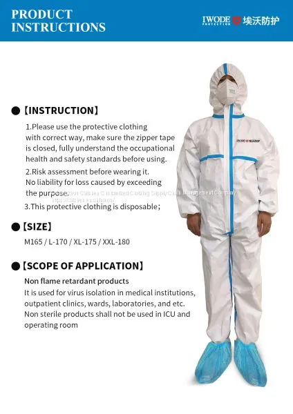 Disposable Safety Chemical Protective Suit Gown,Overall photo-4