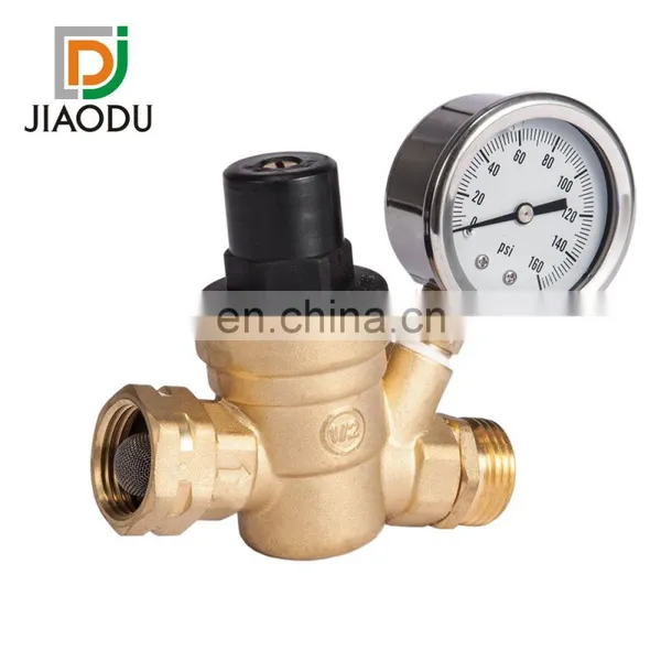 Lead Free Water Reducer for RV Adjustable Brass Water Pressure Regulator Valve photo-4