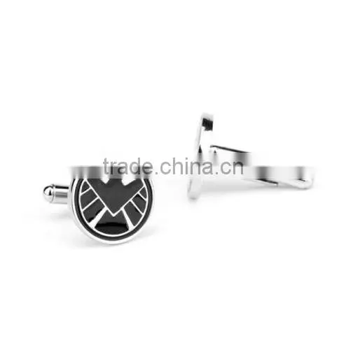 Aegis Board Shield Cufflinks Avengers Captain America Shield Cufflinks photo-5