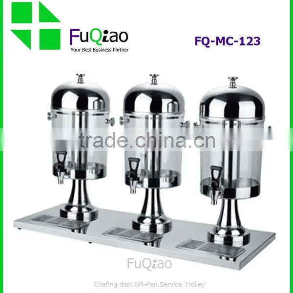 Wholesale Stainless Steel 3 Tanks Hotel Juice Dispensers , Water Tea Dispensers , Coffee Milk Dispensers Most Popular photo-4