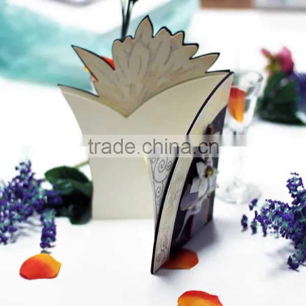 2016 Novelty Products Indian Wooden Wedding Invitation Cards With Flower photo-4