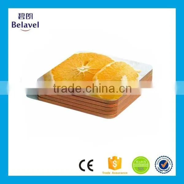 Wholesale Souvenir Cork Mat Printing Custom Square Mdf Coaster photo-3