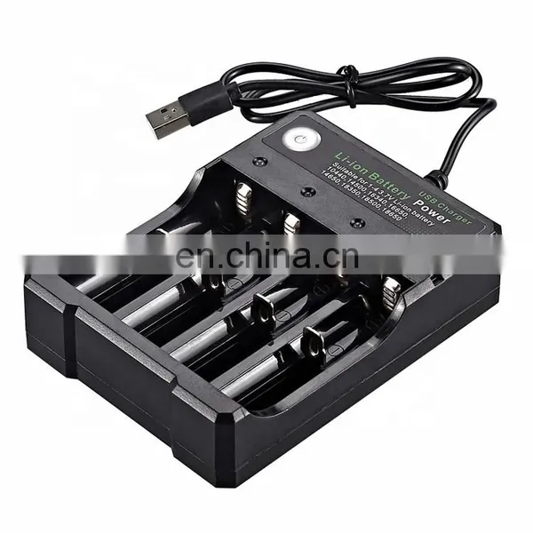 Battery Charger USB Lithium 18650 Rechargeable Li-ion Power Battery Chargers Universal USB Adapter Charging Box Power Bank photo-2