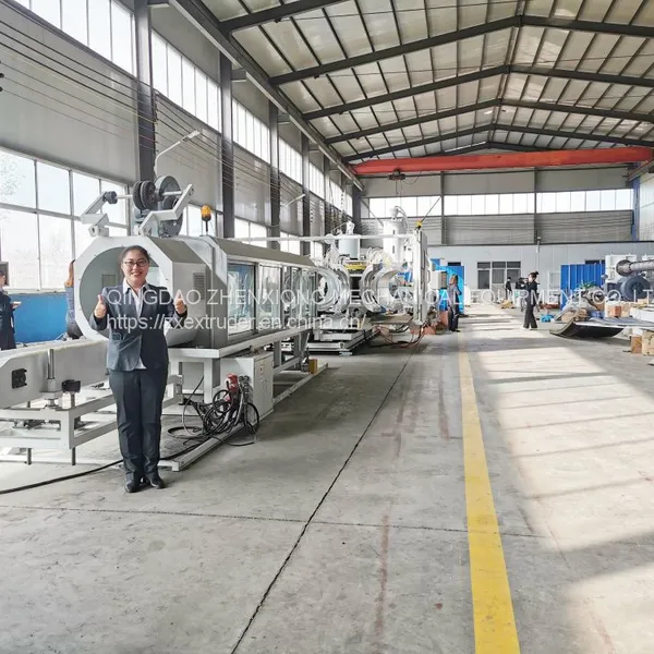 High Speed HDPE Plastics Double Wall Corrugated Pipe Extrusion Machine photo-5