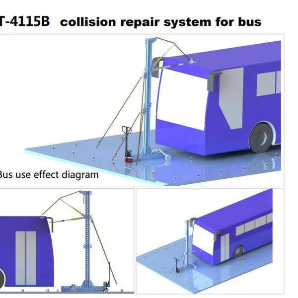 Pulling Tower for Cab, Coach and Other Heavy and High Reach Body Repair photo-4
