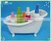 Plastic Mini Bathtub Shape Container Golden/silver/red Mini Bathtub Container photo-2