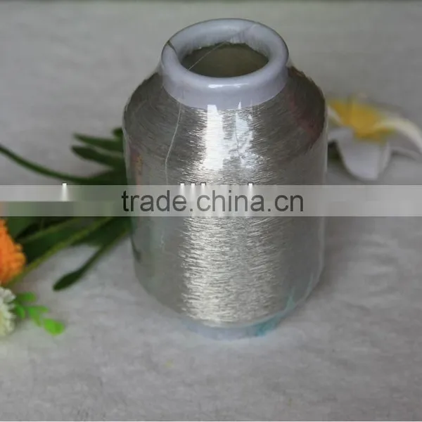 Silver and Gold Metallic Yarn for Knitting Weaving photo-2