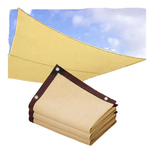 Lightweight and Durable Anti-Aging UV Finished Sun Shade Sail Cloth Breathable HDPE and Polyester Mesh Garden for Outdoor Use photo-3