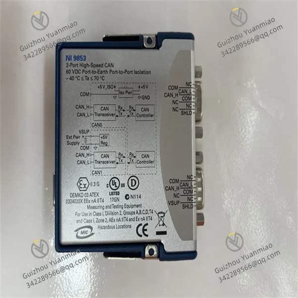 NI-9853 Controller Area Network (CAN) Interface