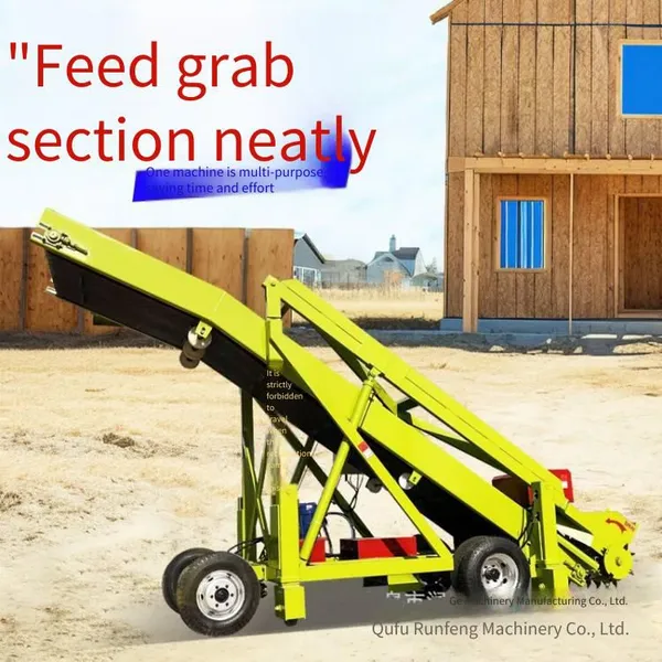 Silage Loading and Reclaiming Machine, Hydraulic Silage Excavator for Pastures, Hydraulic Lifting Grass Reclaiming Machine With a 5 - Meter Lift and Large Width photo-3