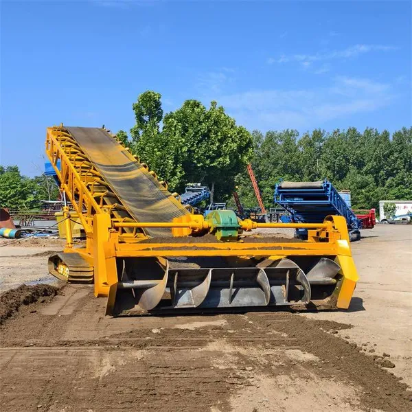 Automatic Earth and Gravel Feeding Conveyor, Crawler Ash Slag Reclaiming Machine for Power Plants, Mobile Reclaiming and Loading Machine photo-4