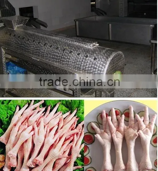 High Capacity Chicken Feet Peeling Machine / Chicken Processing Machine / Chicken Feet Cleaning Machine photo-4