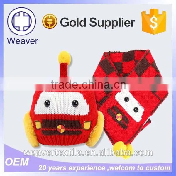 Promotion High Quality Baby Beanie Hat and Scarf for Winter photo-3