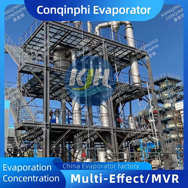 Three-Effect Evaporation Crystallizer with 220V Power and IP65 Electric Control Cabinet