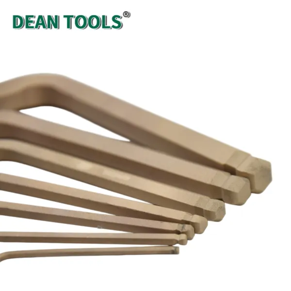 Non-Sparking Lengthening Hex Key With Ball Wrench Set, Extended Ball End Hex Key Wrench Set, Long Ball End Hex Key Wrench Kit photo-5