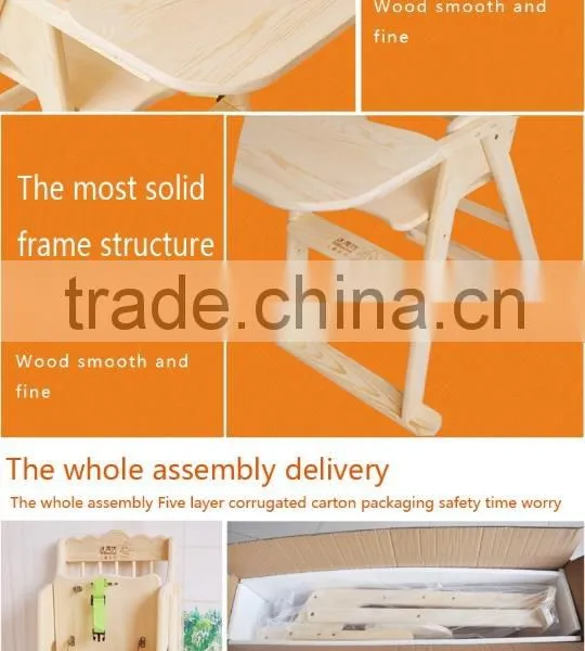 100% Solid Wooden Baby Chair photo-2