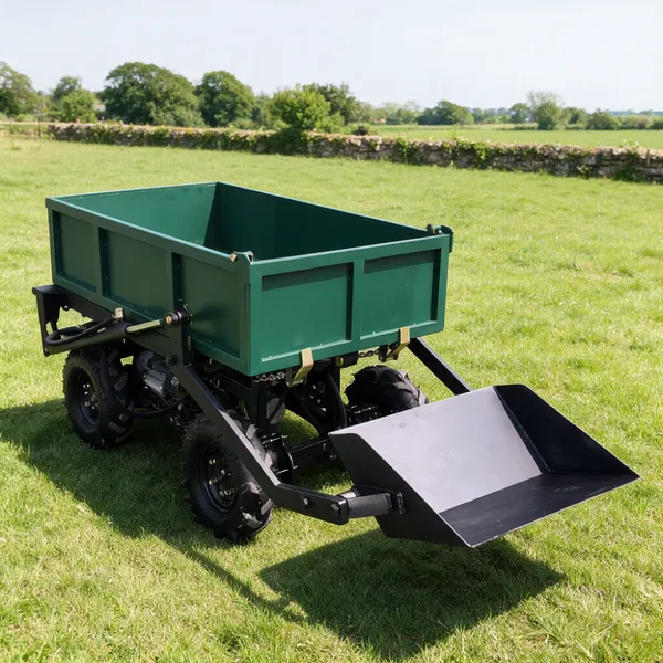 Extended Range Radio Control Material Carrier for Agricultural Transport Outdoor Logistics and Utility Applications